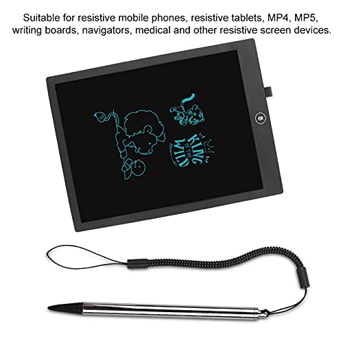 getac v110 Stylus Yctze getac v110 Stylus,st Screen Touch Painting Pen Resistive Stylus with Spring Rope for POS PDA Navigator (Silver) - Thumbnail 2
