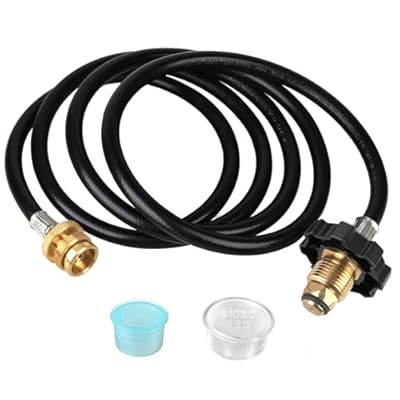 F273704 10-Ft Propane Hose Adapter Compatible With Mr.Heater/Big Buddy Heater Propane Assembly, for Mr Buddy Heater Hose To Propane Tank MH9B MH18B Series & More Indoor
