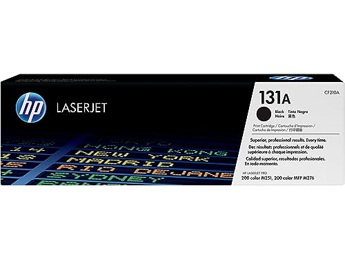 Toner HP 131A noir d'origine pour éviter les bavures d'impression
