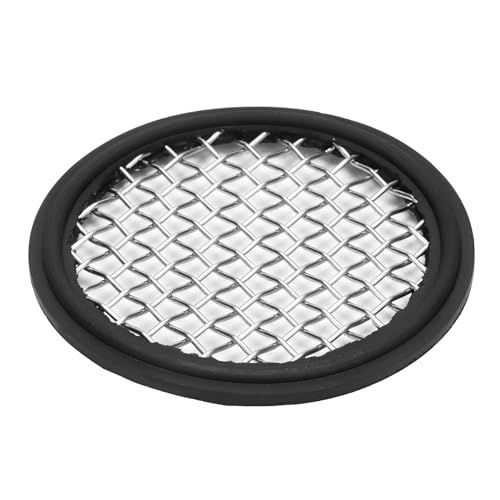 Image of DERNORD 2 Pack 2 inch Sanitary Tri-Clamp Gasket Buna-N (NBR) w /Stainless Bonded Type Screen 6 Mesh