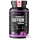 miNATURALS Saffron Supplements 120 Capsules | Clinically Studied Affron Saffron Extract | Stress & Mood Support for Men, Women & Teens | Pure Saffron Pills