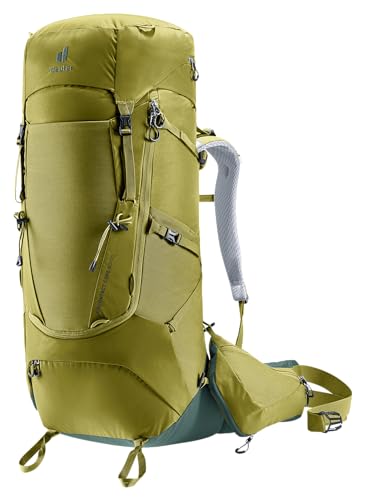 Image of Deuter Unisex Blue Aircontact Core 60+10 Rucksack with High-Capacity and Superior Ventilation for Multi-Day Hiking | Trekking | Mountaineering