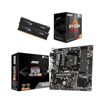 KIT UPGRADE GAMER AMD RYZEN 5 5600X + B450M + 16GB 3200MHZ