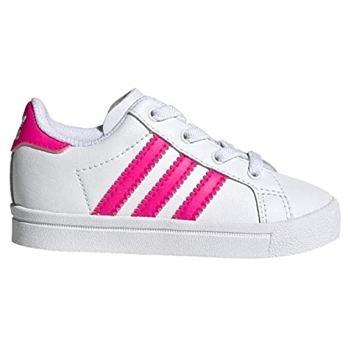adidas Coast Star EL I Madchen białe buty sportowe EE7509, biały - biały/różowy - 26.5