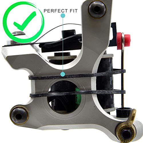 Element Tattoo Supply - Black Rubber Bands - Tattoo Machine Parts - Elastic - Coil Tattoo Gun - Pack Of 500 #TOP1