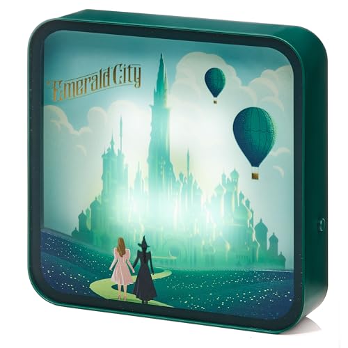 Numskull Official Wicked LED Light Box Acrylic Lamp – Elphaba & Glinda Design – USB Powered or Battery Operated – Desk, Shelf, or Wall Mountable by Numskull - Used condition - US$16.10