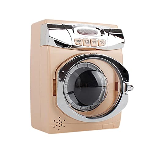 Xgdsnly Juego de Electrodoméstico Infantil Exprimidor Lavadora Panificadora Dispensador Simulación Adecuado para Juego en Casa Y Desarrollo Motor In, Washing Machine