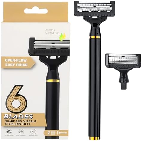 Amazon.com: Unaone Razors for Men - Shaving Razors with 2 Razor Blades ...