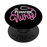 Pediatric Nurse Stethoscope pediatrician nursing student PopSockets PopGrip: Swappable Grip for...