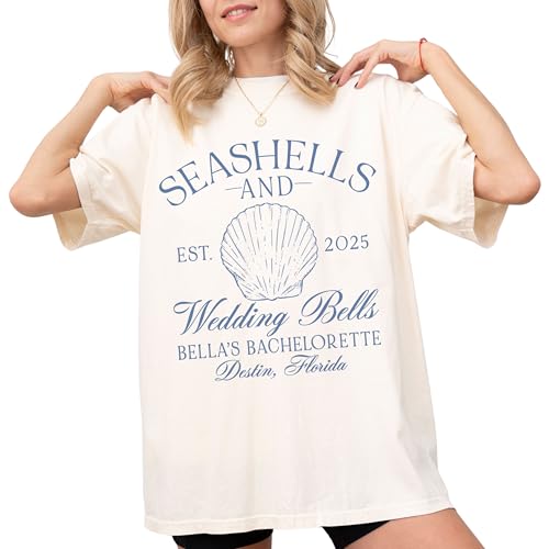 Custom Bachelorette Party Shirts - Matching Bridal Party Shirts - Gifts for Bach - Beach, Nautical, Coastal, Destination Trip