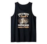Questo Life Is Pretty Swell Mountain Biking makes It Better collezione di divertenti elementi essenziali per la mountain bike, carino merch per mountain bike e retrò stile vintage mountain bike a tema forniture per feste di compleanno sono per la tua leggenda MTB preferita.