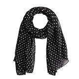 CODELLO Damen Schal | schwarz | 85x180cm