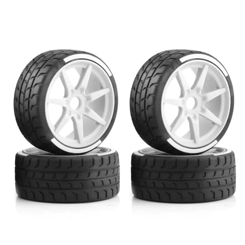 RC�J�[�^�C�������Z�b�g Compatible With Arrma For Limitless For HPI For HSP For Tamiya 1/7 1/8 RC�J�[�p�[�c�A�N�Z�T���[ 42x100mm�^�C�� �^�C�� 17mm�z�C�[���Z�p(Sil