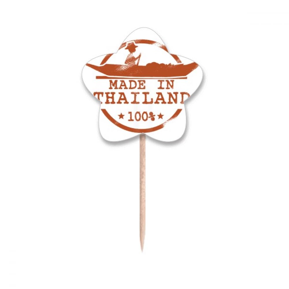 Illustration cure-dents drapeaux Thaïlande haut de gamme pour décoration de gâteaux