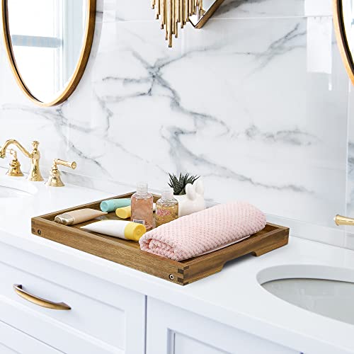 Vaefae Acacia Bed Table Tray, Wooden Breakfast Tray With Folding Legs, Bed Tray For Eating And Laptop, Eating Trays For Bedroom #TOP6