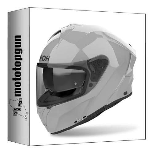 Casque intégral moto Airoh Spark 2 SP298 gris taille L AI51A13SPA11C