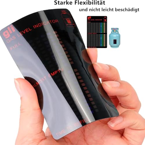 JINJUMEI Magnetische Gasflaschen Füllstandsanzeige 2er-Set Gasstandsanzeige Butan Gaskocher Gaskartuschen Anzeiger Flasche Gasanzeiger Für Propan-Gas, Butan Gasflaschen Gaskocher, Gasanzeiger
