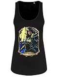 Nuevo producto Deadly Tarot Obsidian The High Priestess Floaty Tank - Chaleco negro, Negro , 42-44