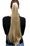 marca: WIG ME UP WIG ME UP- Postizo, COLA ULTRA LARGA, lisa, RUBIA, 70 cms