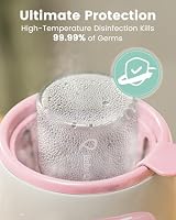 Grownsy 8-in-1 OG Fast Bottle Warmer with Timer, Pink — image 7