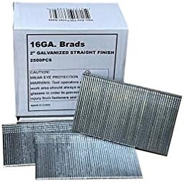 Valu-Air T50 16 Gauge 2-Inch Length Straight Galvanized Finish Nails 2,500-Count (1-Pack)