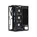 SSUPD Meshroom S V2 Mini-ITX Gaming PC Case (SFF), Full Mesh Panel with PCIE 5.0 Riser Cable, Compatible ATX MB/RX9070/5090/280mm AIO, USB Type-C (Black Variant B)