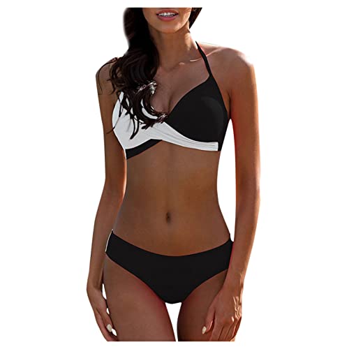 Bikinis Mujer 2025 Talla Grande Push Up Bikini Brasileño Braga Alta con Relleno Sexy Vikinis para Mujeres Tanga Verano Dos Piezas Top Fatos De Banho Mulher Blanco M