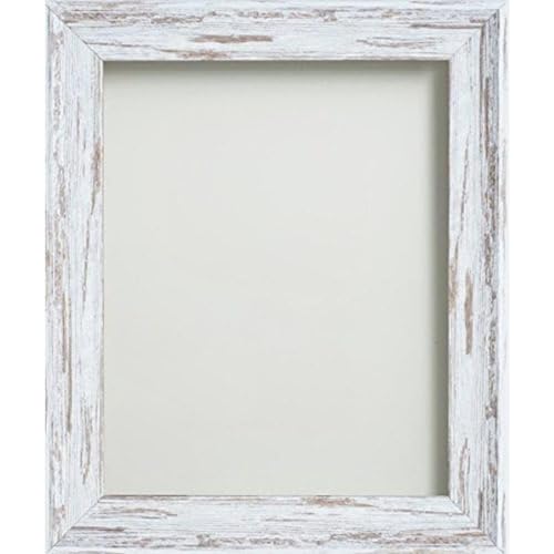Frame Company Lynton Range, Driftwood 10x8 inch Picture Photo Frame Fitted With Glass * Choice of Four Colours * NEW