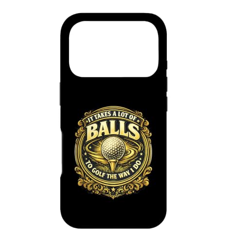 Funny Lost Golf Balls �T���S���t�@�[ �S���t�{�[�� �����`�[�� �X�}�z�P�[�X iPhone 17 Pro �p