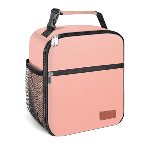 HABOPET Lunch Box for Men & Women Durable Lunch Bag for Adults Reusable Small Lunchbox Pink
