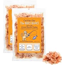 Cat-Man-Doo | Bonito - 4oz. 2 Pack | Bonito Fish Flakes for Cat & Dog Treats | Healthy, Single Ingredient, Treat or Food Topper, High Protein