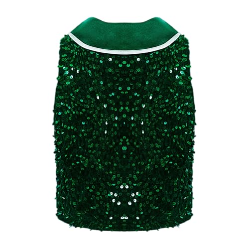 YiZYiF Sequins Waistcoat for Girls Boys Dance Gilets Sleeveless Jacket Choir Hip Hop Jazz Dance Tops3