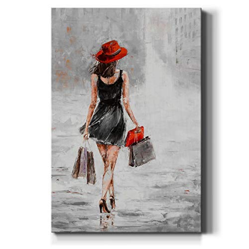 Renditions Gallery Woman in Red (1) Wall Art, Luxury Shopping