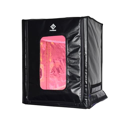 FUNGDO DIY Enclosure with Cooling Fan for DIY Shoe Icing Box Make Yellow/Oxidized Soles White Again or Making DIY 3D Printer Curing Enclosure Curing Station (Without Lamp)