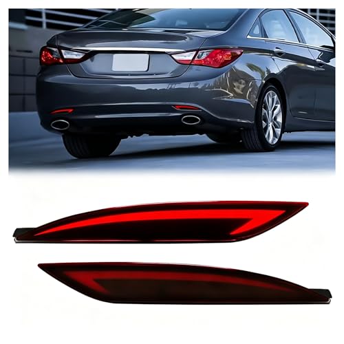 Feux arrière LED pour Hyundai Sonata 8 2010-2014 réflecteurs de pare-chocs 2 pièces