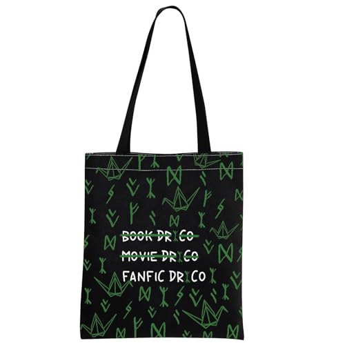 MNIGIU Bookish Tote Bag Books Fans Gift Books Lovers Gift For Readers Books Merch (BOOK-MOVIE Black Tote)