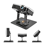 BXUUXA Supporto per videoproiettore proiettore, supporto per proiettore girevole a 360° su...