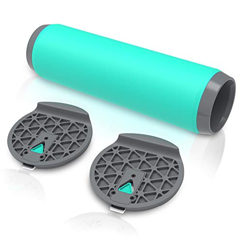 MORFBOARD Balance Xtension, Roller Board Extension for Exercise, Athletic Training and Board Sports, Includes 2 End Block Extensions and 1 Roller, Deck Sold Separately