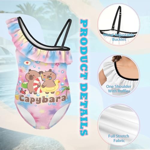 Image of Yzaoxia Girls One Piece Swimsuits Bathing Suit for Kids Swimwear 3-14Y