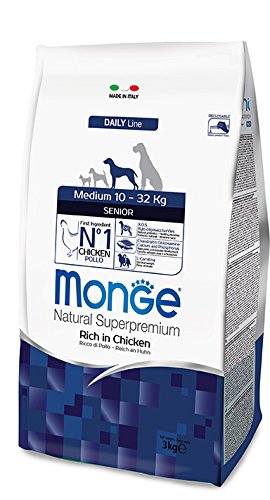 MONGE CIBO SECCO E CROCCHETTE PER CANI AL POLLO NATURAL SUPERPREMIUM