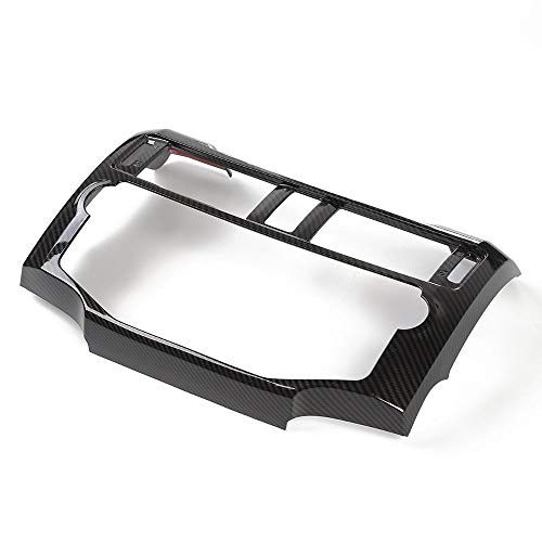 Voodonala for 4Runner Center Console Navigation Panel Cover Interior Antiscrach Antidust Decal Panel Cover for Toyota 4Runner 2010-2019(Carbon Fiber Black Style) by Voodonala - Used condition - Image 3