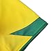 Brazil Ronaldinho #10, Ronaldo #9 Men’s Soccer Jersey Fan Edition – Short Sleeve Training & Casual Shirt – Home 2004/05 (US, Alpha, XX-Large, Regular, Regular, Opti Yellow/Apple Green #10)