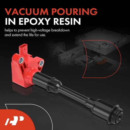 A-Premium Engine Ignition Coil Pack Compatible with Ford Escape 2013-2016, Fusion 2013-2014, Transit Connect 2014-2016, Fiesta 2014-2019, 1.6L, Replace# BM5Z12029B, BM5G12A366DA, Set of 4 by A-Premium - Used condition - Image 3