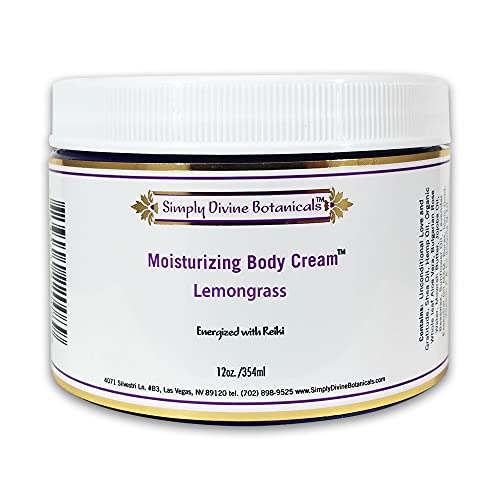Simply Divine Botanicals Moisturizing Body Cream - Natural And Organic Lotion With Shea Oil, Hemp Oil And Aloe Vera, 12 Oz (Lemongrass) #TOP18