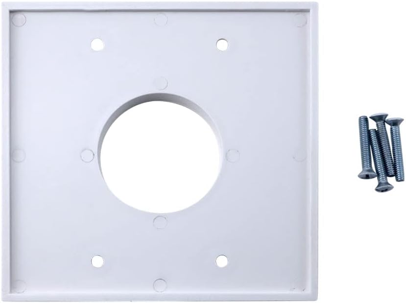 Skywalker Dual Gang Wall Plate with 1-3/4in Opening (White) image 5
