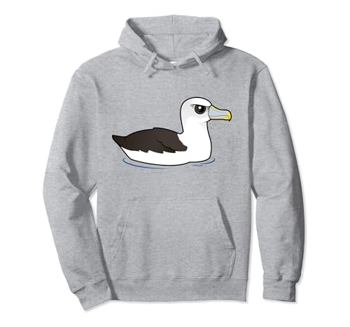 Cute Cartoon Shy Albatross Birdorable Swimming Bird Pullover Hoodie