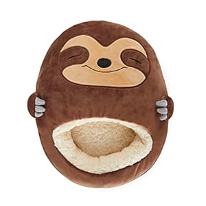 Balvi Fußwärmer Faultier Braun