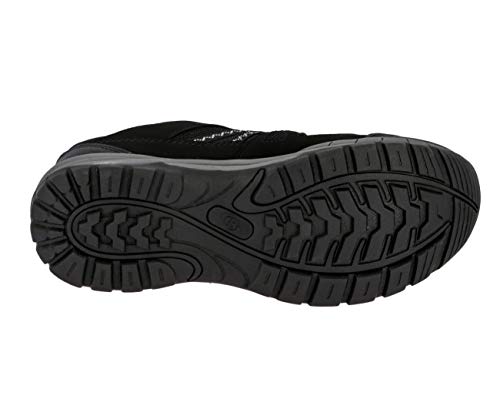 Brütting Fresno Unisex Trekking- & Wanderhalbschuhe, Schwarz/ Grau, 40 EU