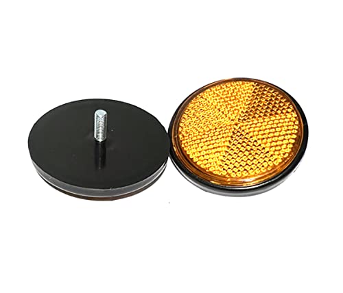 Réflecteur orange LH RH 58mm pour moto Yamaha DT100 DT125 DT175