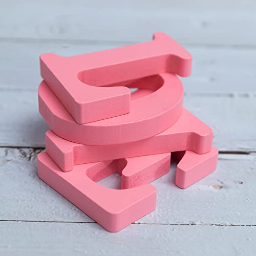 Wooden Love Sign Table Top Sign Freestanding Decorative Letter For Wedding Party Home Decor Pink #TOP2